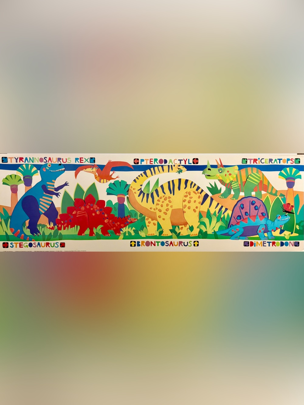 Kids Dinosaur Wall Art